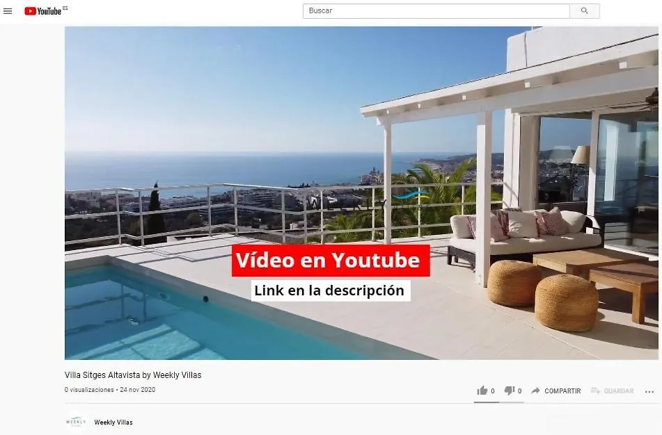 Villa Sitges Altavista Amazing View South Oriented Calm Area Ac Beach 2 Minutes Španělsko